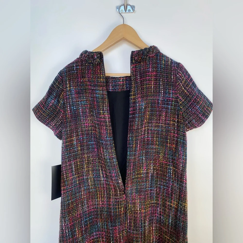 Tuckernuck x Cameran Eubanks Wimberly Dress Multicolor Tweed Jackie Size Small - Picture 9 of 13